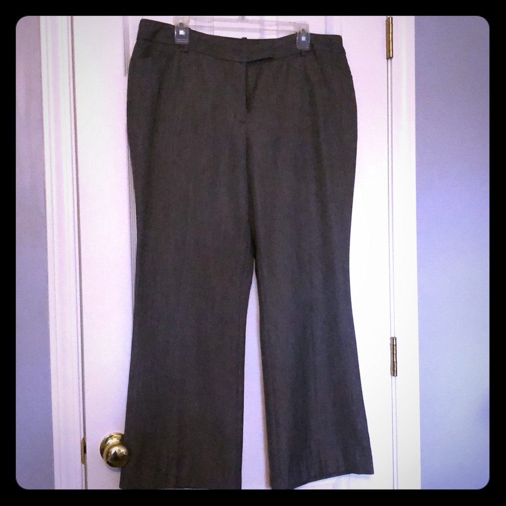 Gray dress slacks
